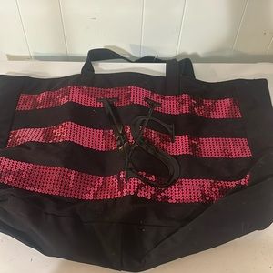 Victoria’s Secret Bag Pink and Black NWT